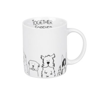 KÖNITZ Kaffeebecher Funny dogs 330ml