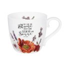 KÖNITZ Kaffeebecher Purple Flowers 450ml