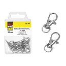 Schlüsselkarabinerhakensatz 10er Pack