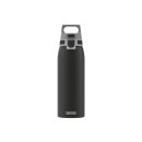 SIGG Edelstahlflasche Shield One Black 1l