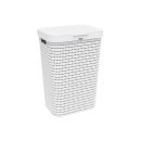 ROTHO Wäschesammler Country 42x32x57,2cm 55l weiß