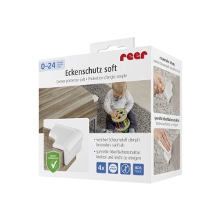 REER Eckenschutz soft weiß 4Stück