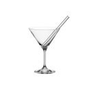 BOHEMIA Selection Cocktailschale 240ml mit Glastrinkhalm...