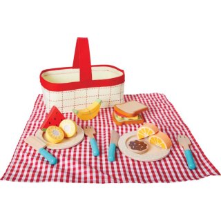 SpielMaus Küche Picknick Korb, 18 Teile