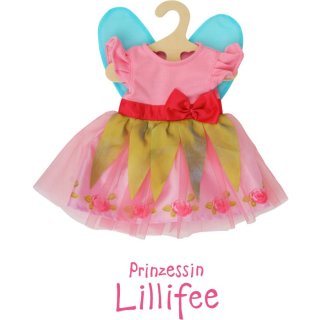 Puppenkleid Prinzessin Lillifee mit pinker Schleife, Gr. 28-35 cm