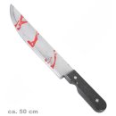 FRIES - Messer mit Blutoptik, 50 cm L.
