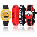 Accutime LCD Armbanduhr Set Pokémon mit Accessoires