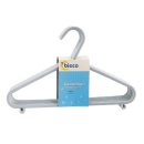 Kleiderbügel grau 1 Pack 8 Stück