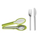EMSA Besteck-Set Clip & Go 3teilig mit Etui aus...