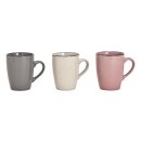 Kaffeebecher Keramik 300ml unifarbig  bunt