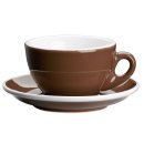 CILIO Cappuccinotasse ROMA Porzellan 100ml marone
