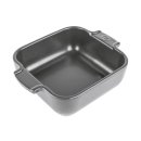 PEUGEOT Auflaufform Appolia quadratisch 18cm schiefergrau