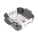 PEUGEOT Auflaufform Appolia quadratisch 18cm schiefergrau