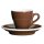 CILIO Espressotasse MILANO Porzellan 50ml marone