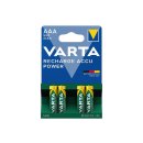 VARTA Batterie Power Accu AAA 550mA 4er