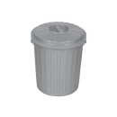 KEEEPER Mini-Tonne Mats Ø24cm, H29cm 7l light silver
