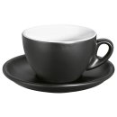CILIO Cappuccinotasse Roma schwarz matt