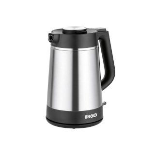 UNOLD Thermowasserkocher 1,5l schwarz/Edelstahl