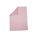 FUSSENEGGER Babydecke Riga Punkte 70x90cm rosa