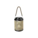 Solar Laterne Metall/Poly 23xØ15cm