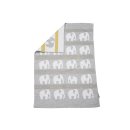 FUSSENEGGER Babydecke Lima Elefant 65x90cm grau