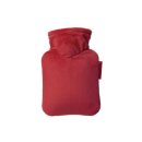 HUGO FROSCH Wärmflasche mini 0,2l tomatenrot