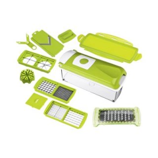 GENIUS Nicer Dicer Plus kiwigrün 12teilig