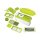 GENIUS Nicer Dicer Plus kiwigrün 12teilig