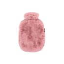 FASHY Wärmflasche mit softem Flauschbezug 2l rosa