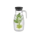 APS Glas Karaffe mit Deckel und Sieb Old Fashioned 1,8l