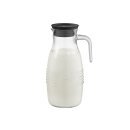 APS Glas Karaffe mit Deckel und Sieb Old Fashioned 1,8l