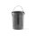 ZELLER PRESENT Kosmetikeimer Metall/Edelstahl Ø17x26cm 3l grau