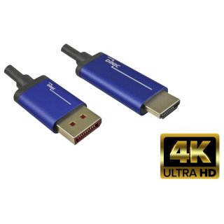 DINIC Premium DP HDMI Kabel 1m
