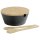 KESPER Obst & Salatschale Melamin FSC schwarz