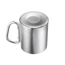 WESTMARK Tasse mit Karabinerhenkel Edelstahl 300ml