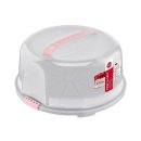 EMSA Kuchenaufbewahrungsbox Prep & Bake rund rosa