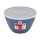 EMSA Kunststoff-Rührschüssel Prep & Bake 4,15l mit Deckel blau