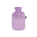 FASHY Wärmflasche mit Flauschbezug 2l flieder