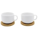 BREDEMEIJER Teebecher Umea mit Untersetzer 250ml 2er Set...