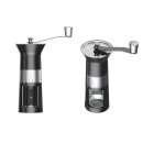 BIALETTI Kaffeemühle Edelstahlmahlwerk schwarz