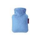 HUGO FROSCH Wärmflasche mini 0,2l wasserblau