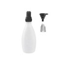 GOURMET EASY Silikon-Marinierflasche mit Bürste Black
