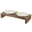 Doppelnapf Gohan Gr.XS teak