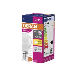 OSRAM LED Tropfen 4,9W E14 470lm 2700K