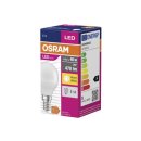 OSRAM LED Tropfen 4,9W E14 470lm 2700K