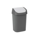 CURVER Abfalleimer 25l Mistral Swing anthrazit grau