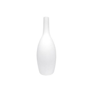 Flaschenvase Höhe 40cm matt weiß