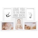 PEARHEAD Babyprints Collage Rahmen Love You to the Moon...