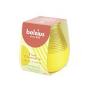 BOLSIUS True Citronella Patiolicht Kerze gelb 94x91mm