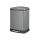 KELA Mülltrenner Davino silent close 2x12l 37x34cm H:50cm Edelstahl grau